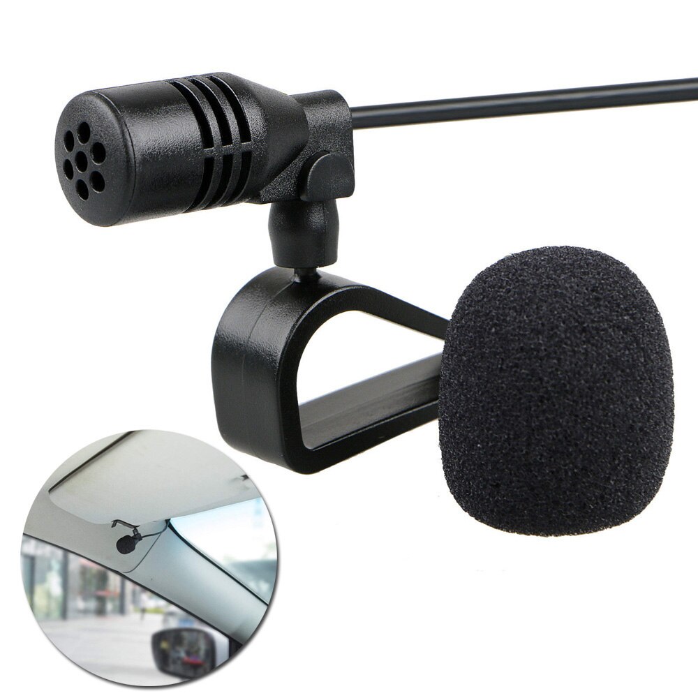 3.5mm bilstereo ekstern mikrofon til bluetooth -aktiveret stereo gps -top