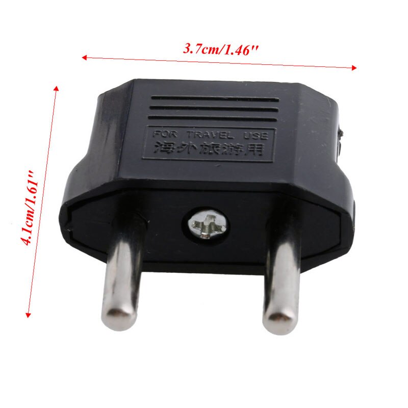 10Pcs Us Usa Naar Eu Europa Euro Stekker Converter Travel Adapter Oplader