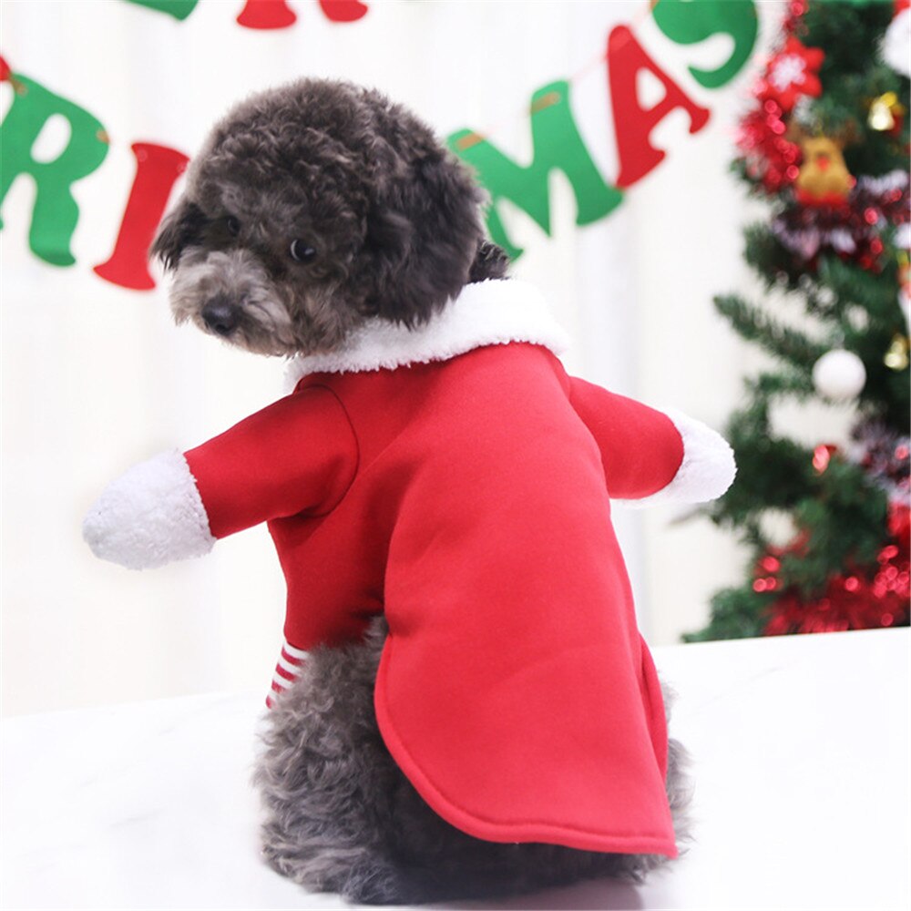 Miflame julehundetrøje med hat pet sweatshirt smallmedium store hundetrøjer vinter labrador satsuma tøj til hunde