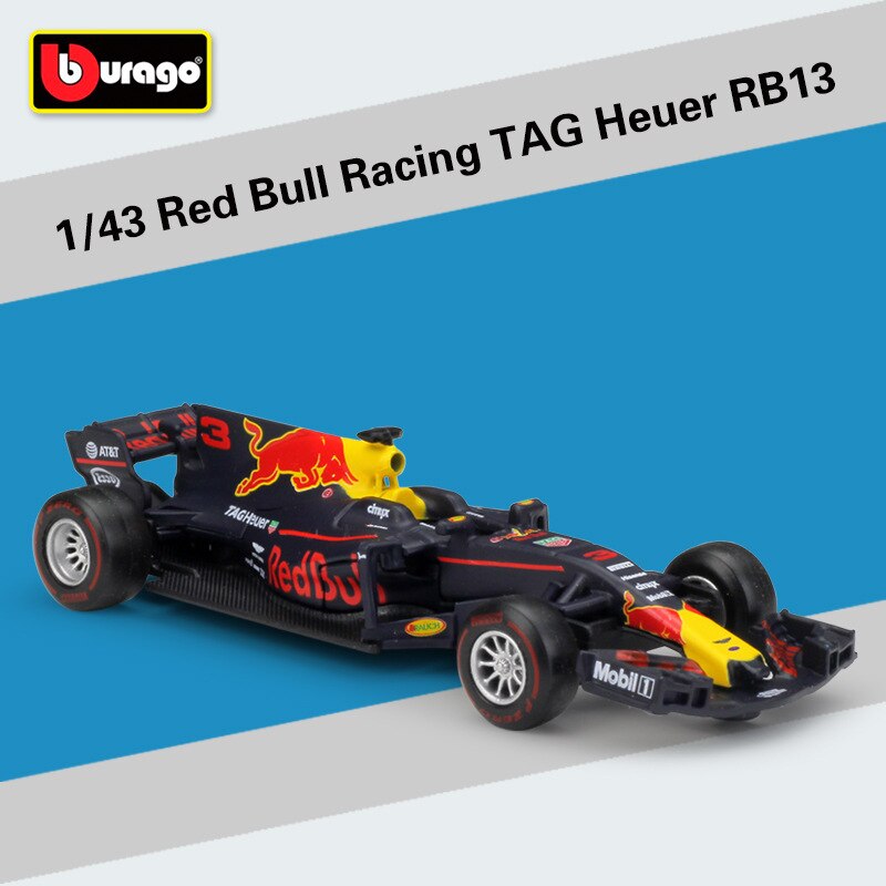 Bburago 1:43 2019 W10 #77 #44 W07 #6 #44 F1 Da Corsa Formula Auto Statico di Simulazione Modellino in lega Modello di Auto di Formula uno: RB13-3