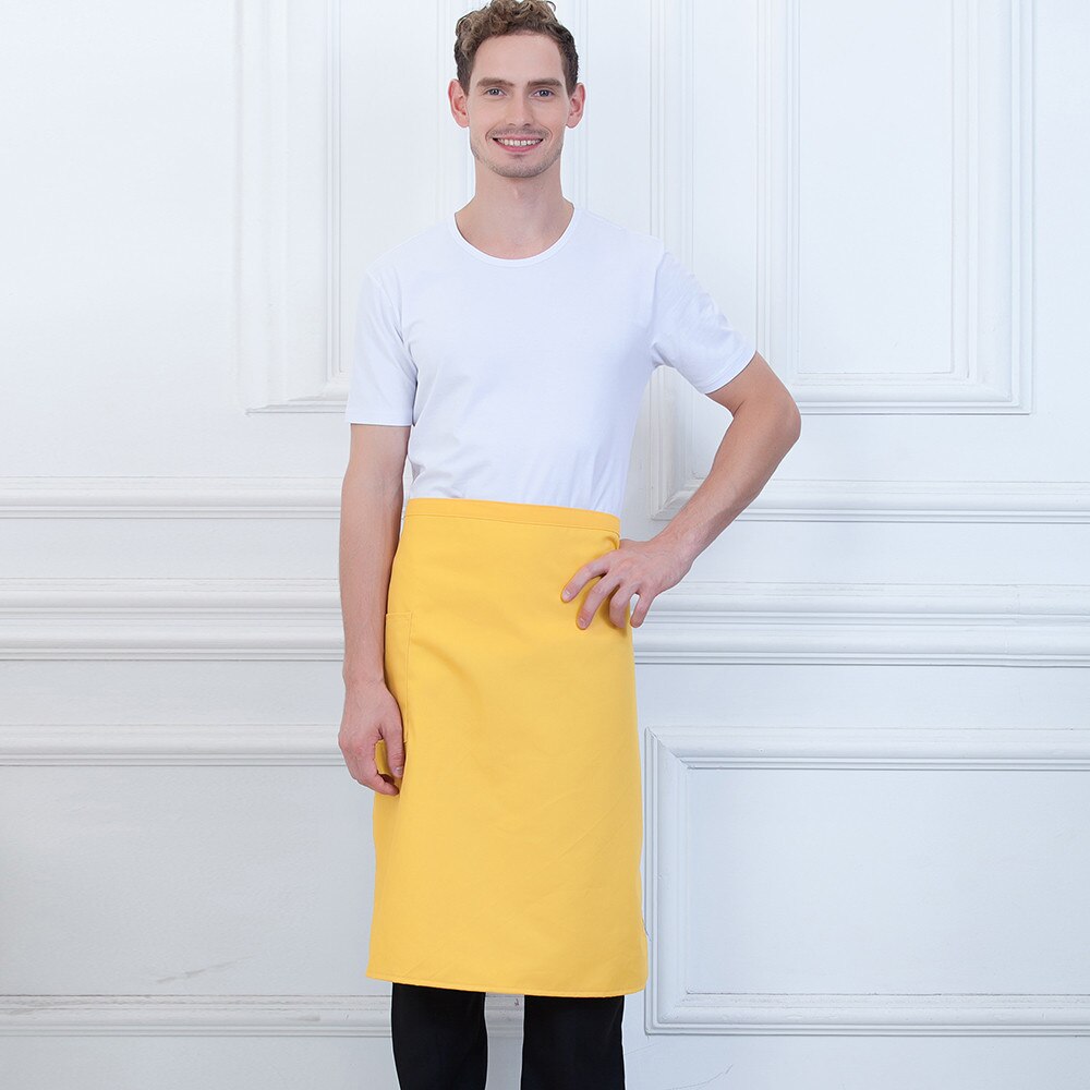 Unisex Adjustable Half Apron Food Service Kitchen Chef Restaruant Food Service Waiter Cleaning Cafe Work Wear Uniform