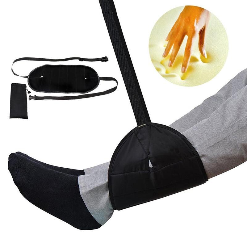 Footrest Hammock Made with Memory Foam Foot hammock office Hanger Resting For travel Comfy T5G5