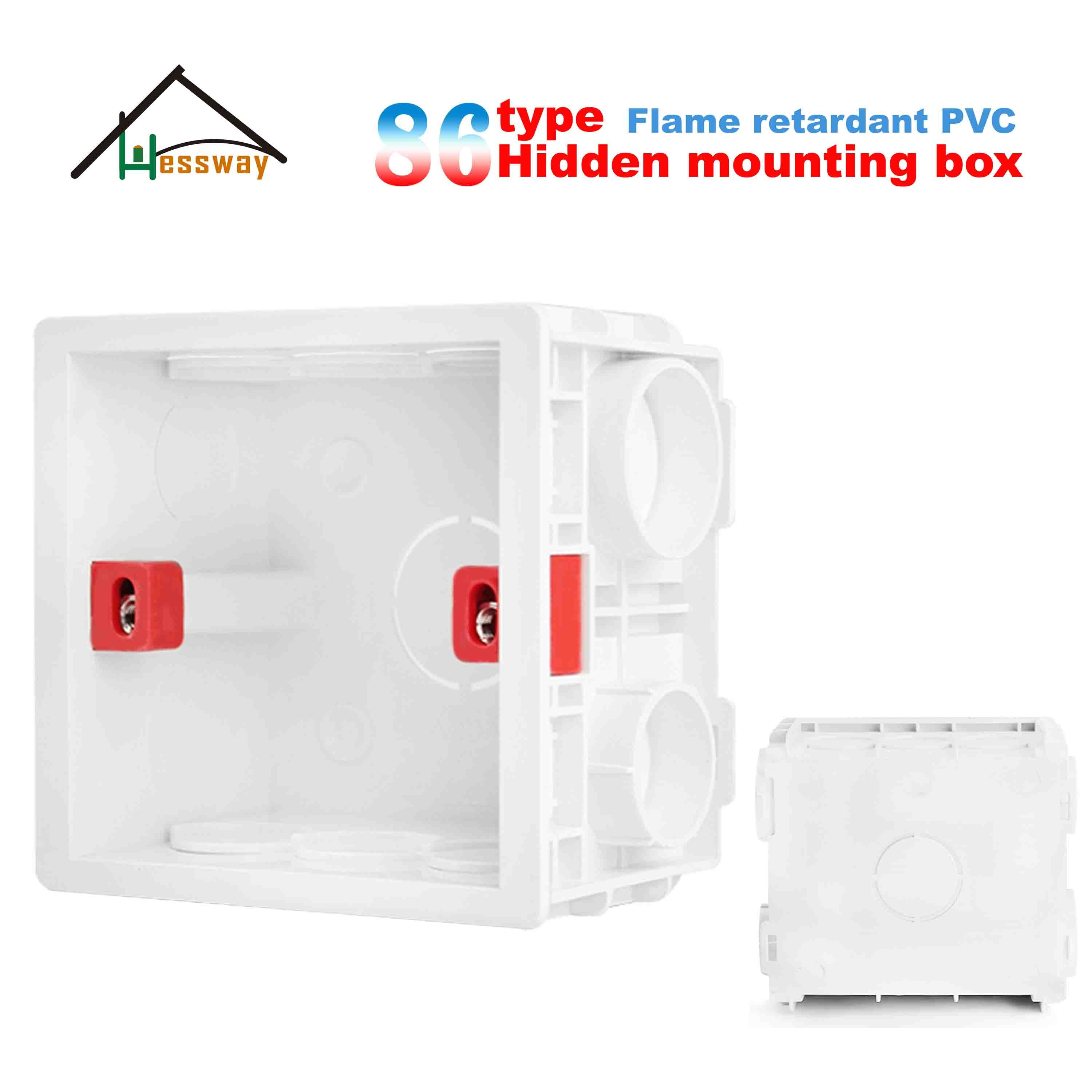Plastic Wall Plate wall mount junction box type 86
