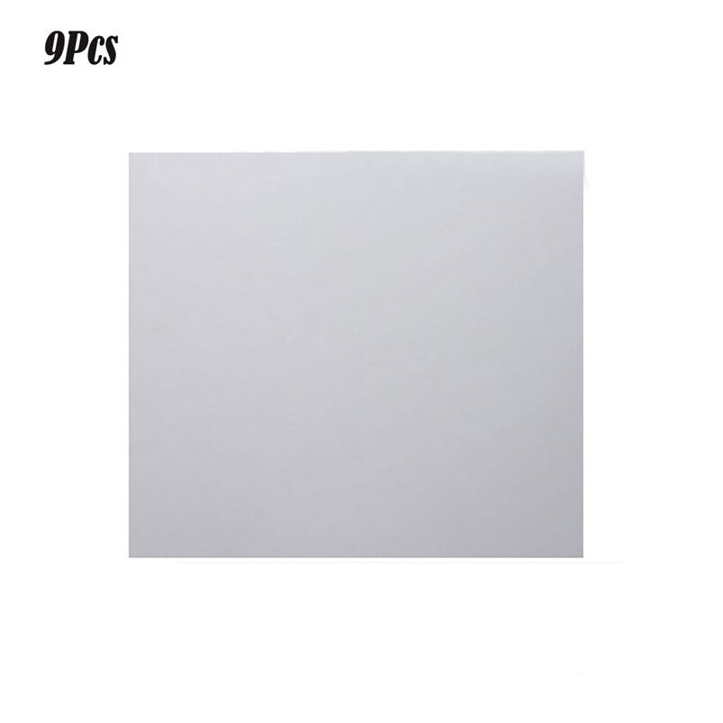 Soft Mirror Mirror Sticker Mirror Full Body Mirror Practice Haha Mirror Self-Adhesive Wall Stickers Handmade 15x15cm 30SEP18: 9PC