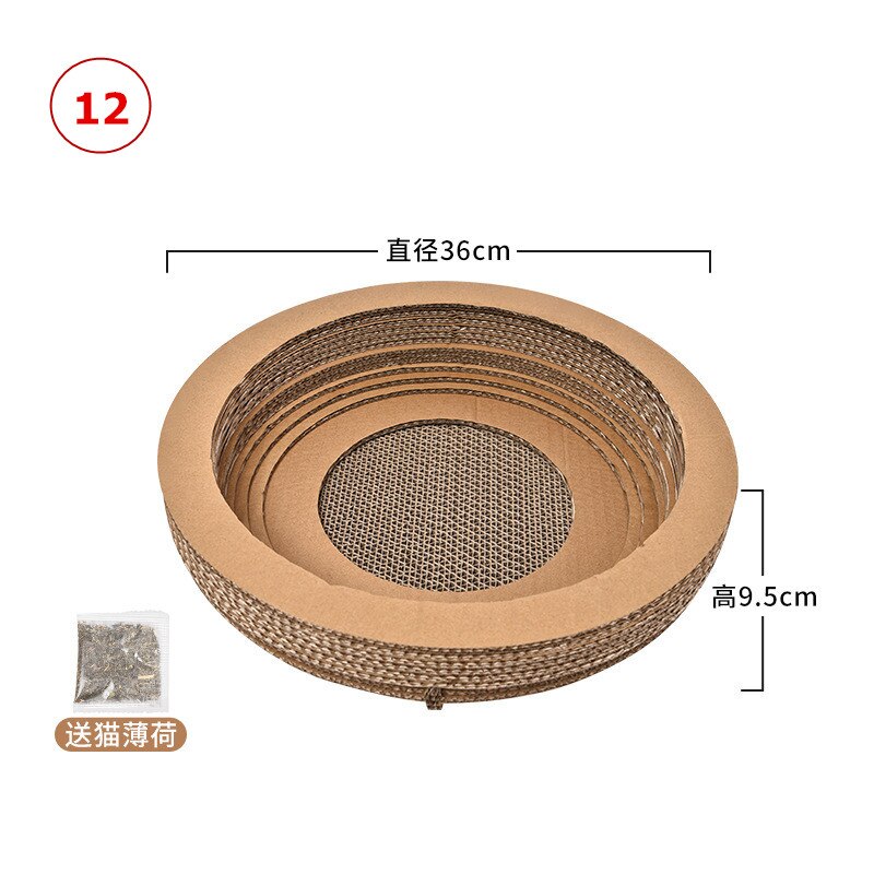Cat Scratch Board Toy Pad Grinding Nails Interactive Protecting Furniture Cat Toy Corrugated Large Size Catw Scratcher Toys
