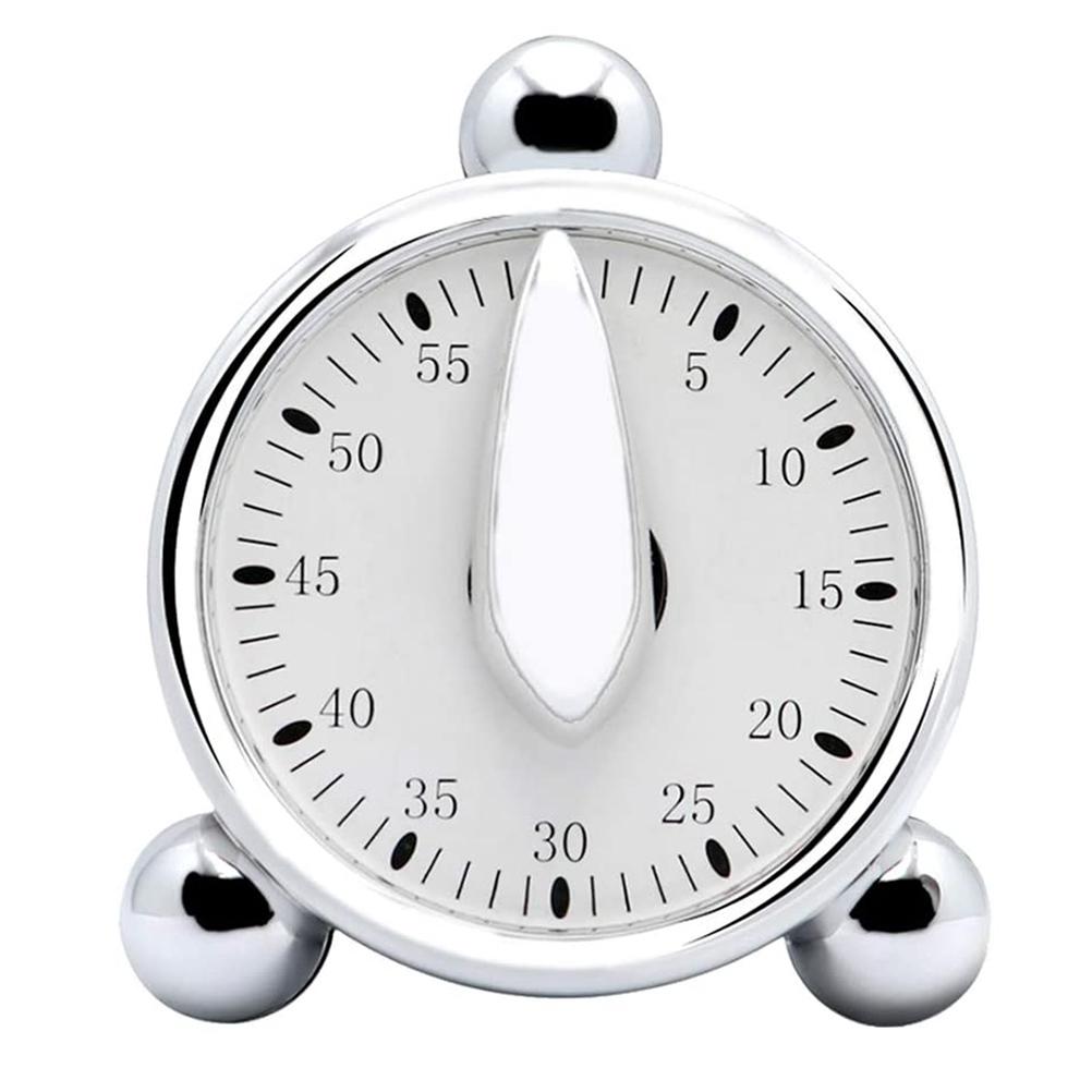 60 Minutes Countdown Alarm Clock Kitchen Timer Mechanical Timer for Cooking Baking Kids Classroom Meeting Management Teaching