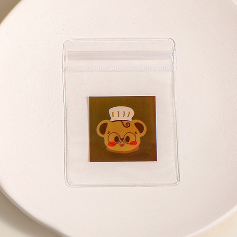 Sacchetti per gioielli in PVC trasparente da 20 pezzi sacchetti sacchetto di immagazzinaggio carino anti-ossidazione per orecchini collana braccialetto Schermo sacchetto di imballaggio