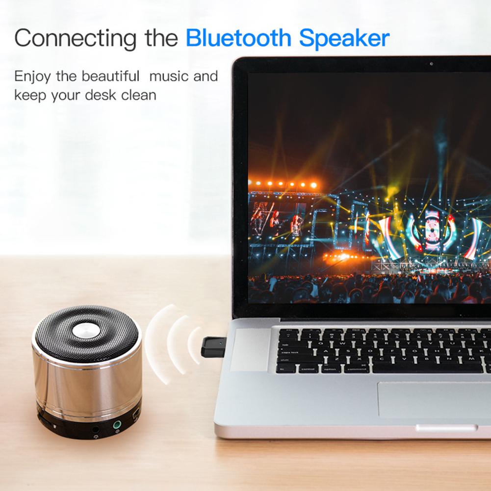 USB Bluetooth 5.0 Adapter Receiver Transfer Wireless Adapter For Laptop PC Mouse Keyboard Speaker