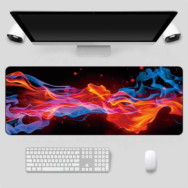 80x30cm XL Lockedge Large Gaming Mouse Pad Computer Gamer Keyboard Mouse Mat Hyper Beast Desk Mousepad for PC Desk Pad.