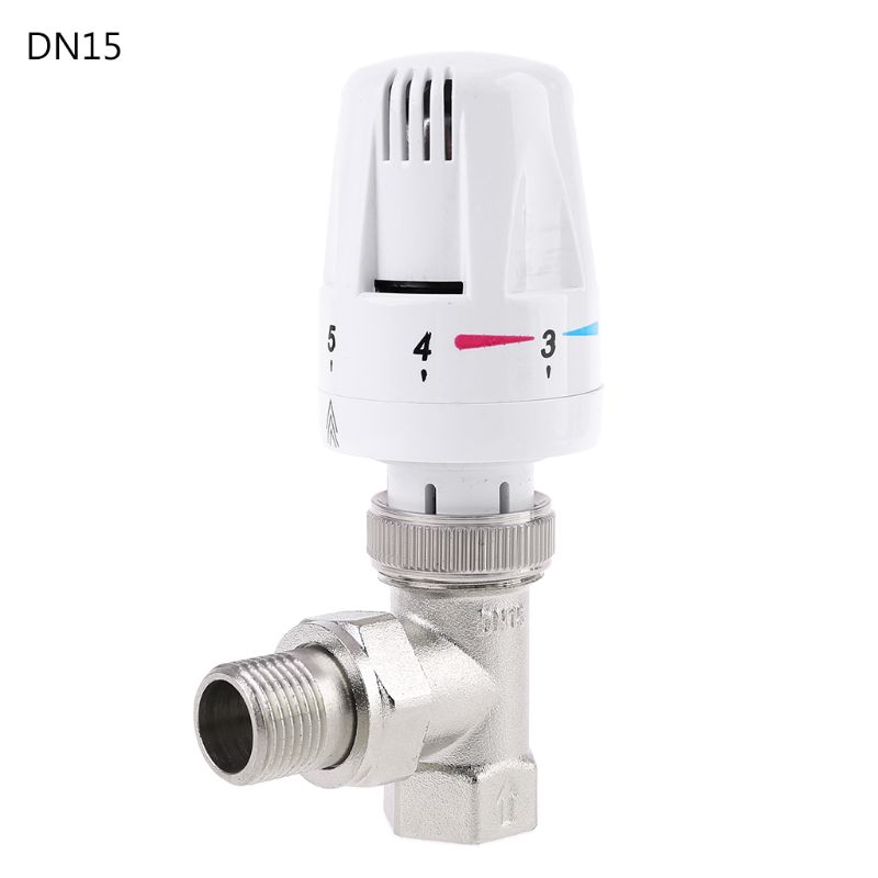 Automatic Thermostatic Radiator Valve Thermostat Temperature Control Valve Angle Floor Heating Special Valve Copper DN15 DN20: 15