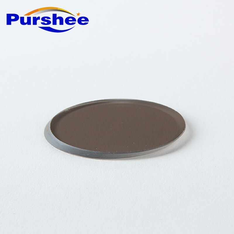 Quartz elliptic plate with semi permeable membrane/35.3x25x2mm