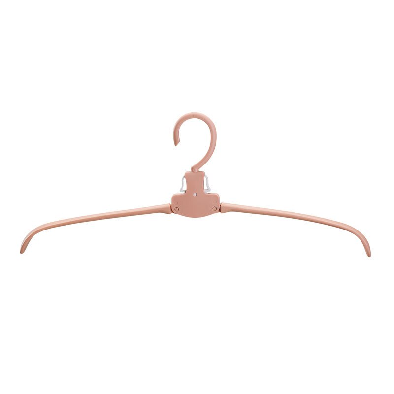 Foldable Hangers For Clothes Multi-Functional Hanger Clothes 360 Rotating Cascading Dryer Clothes Rack Foldable Drying Rack: Pink-4pcs