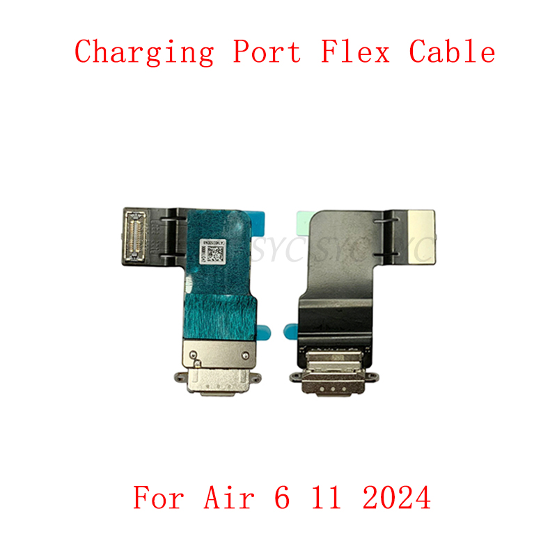 USB Charging Port Board Flex Cable For iPad Air 6 11 M2 A2903 Charging Connector Repair Parts