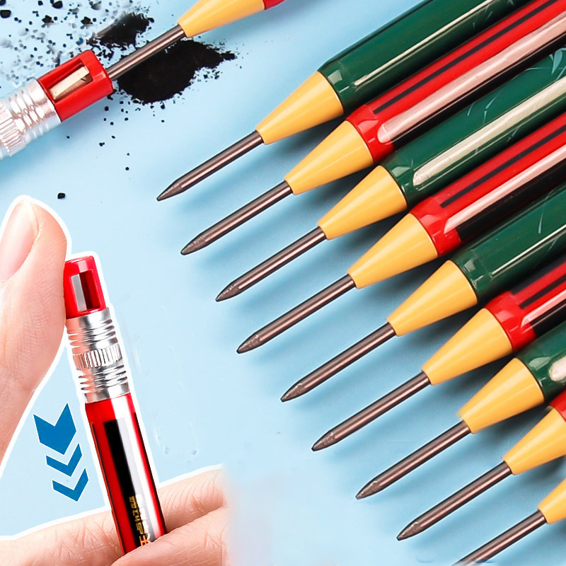 2/4pcs Mechanical Pencil 2.0mm Non Sharpening Pencils with Sharpener Kawaii Korean Stationery for School Office Supplies