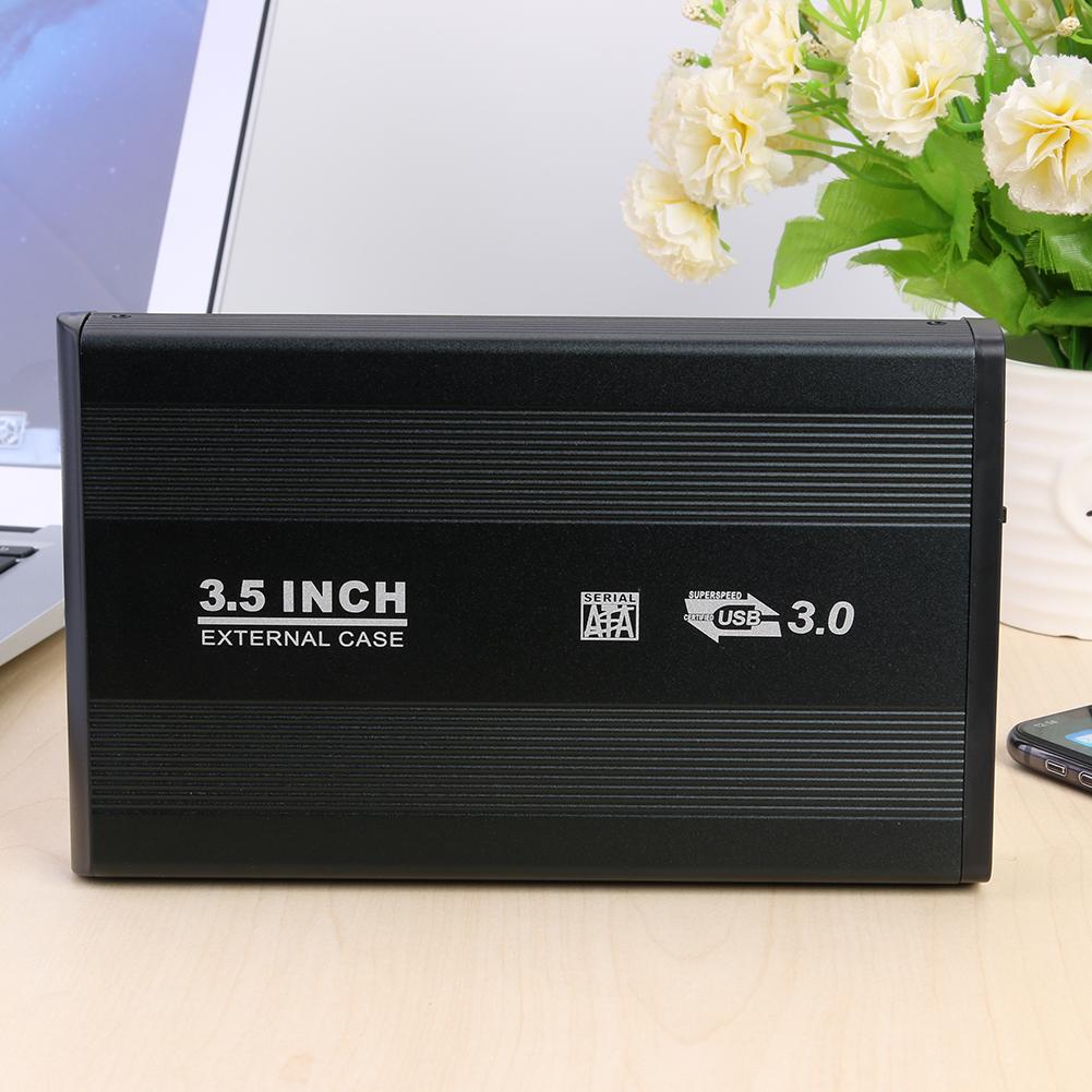 3.5 inch Hard Disk Skillful Manufacture Wear-resistant SATA to USB3.0 Adapter External HDD Enclosure with USB Cable