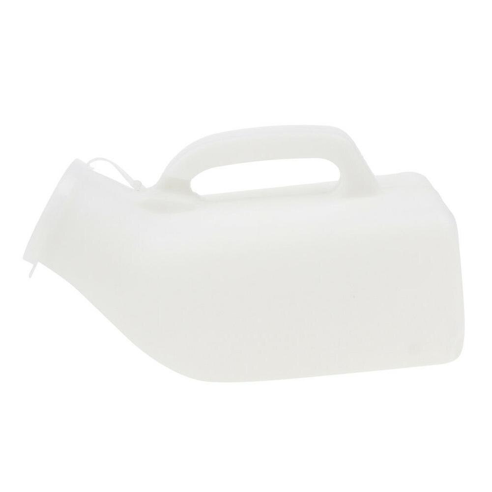 Orinal portátil para el hogar, botella de emergencia para viaje, 1000ml: Blanco