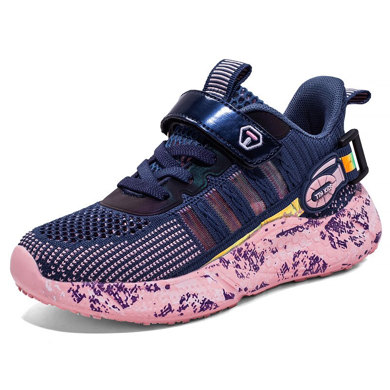 Lente kindersneakers jongens schoenen meisjes casual kinderschoenen voor jongens sport hardloopschoenen kinderschoenen: Paars / 32