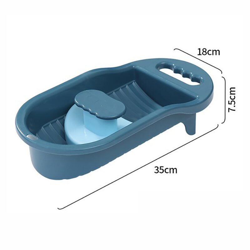 Mini tabla de lavado de calcetines, herramienta de limpieza de ropa interior, tabla de lavado de plástico todo en uno, accesorios de baño