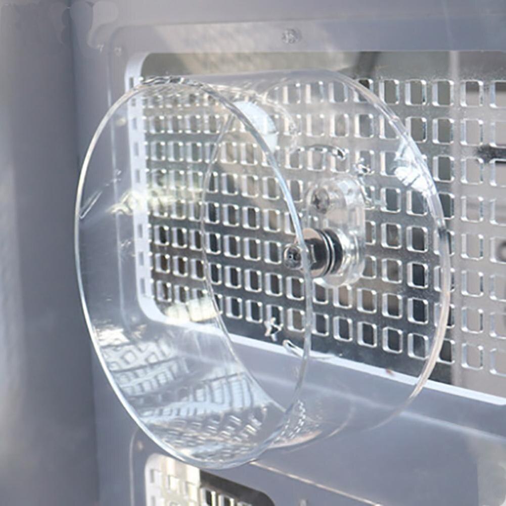 Pequeña mascota hámster rueda de correr acrílico transparente rueda de carrera silenciosa cinta de correr rueda hámster jaula accesorios hámster juguete