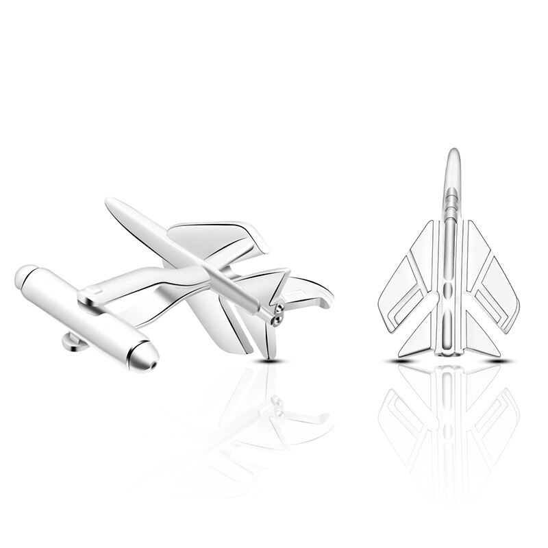 Trendy mans kobber manchetknapper fly terninger manchetknapper sjove armknapper business bryllup dekorationer groomen: 1