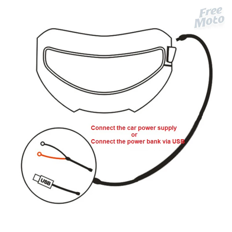 Electric Heating Visor Motorcycle Helmet Anti-fog Ultra-clear Long Helmet Lenses Patch Film Electric Heating Anti-fog Lenses