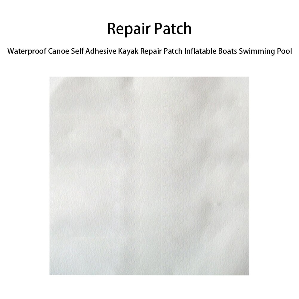 Air Bed Accessories Swimming Pool Repair Patch Inflatable Boats Self Adhesive Float Leaking Hole Canoe Waterproof Pet Easy Apply