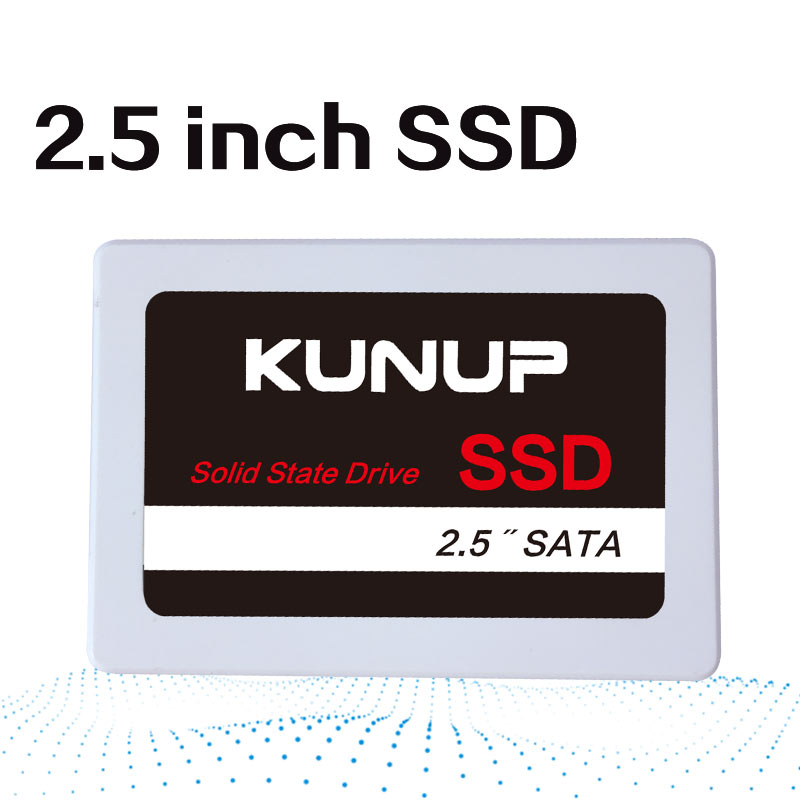 KUNUP SSD Cheap 240GB 120GB 256GB 2TB Factory Internal SATA3 2.5 inch OEM Solid State Drive 1T 64 128 512GB white