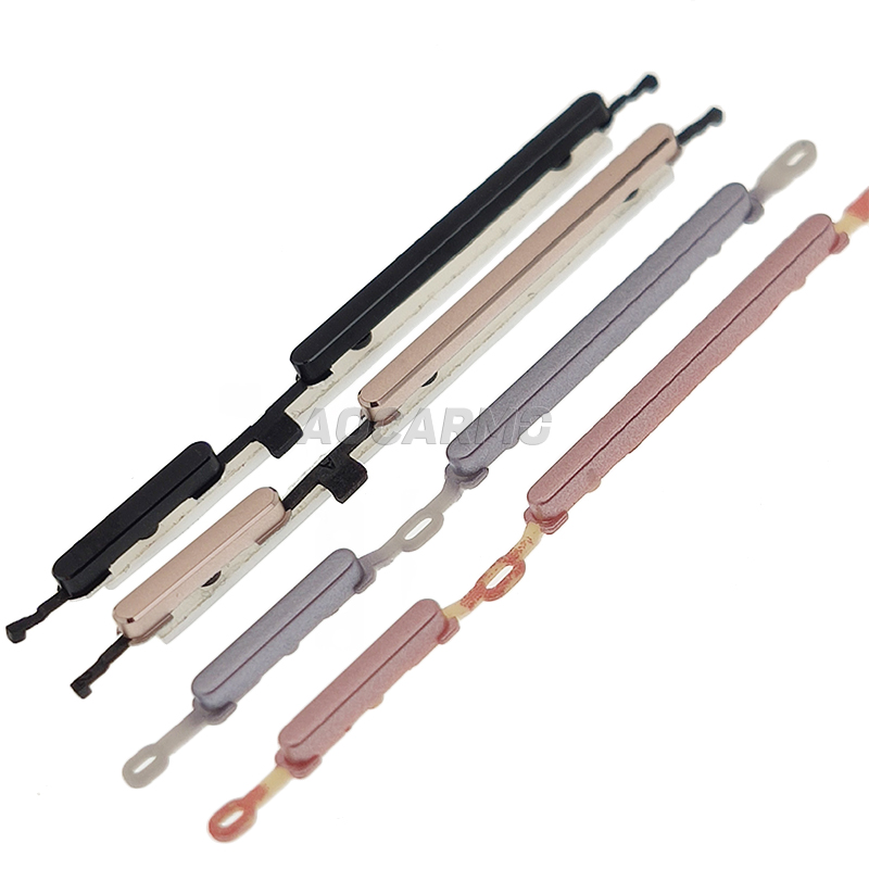 Aocarmo para Xiaomi Redmi Note 5 / Note 5 Pro / Note 5A encendido/apagado + interruptor de volumen arriba abajo botones laterales pieza de repuesto de llave