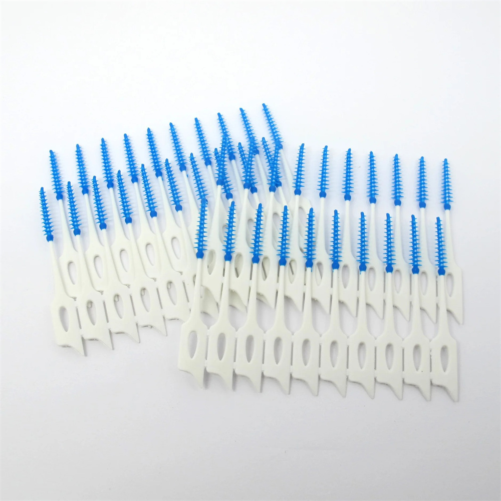 Silikon Interdentalbürsten Super Weiche Zahn Reinigung Pinsel Zahnpflege Zahnseide Zahnstocher Oral Werkzeuge 150 Stücke 200 Teile/satz