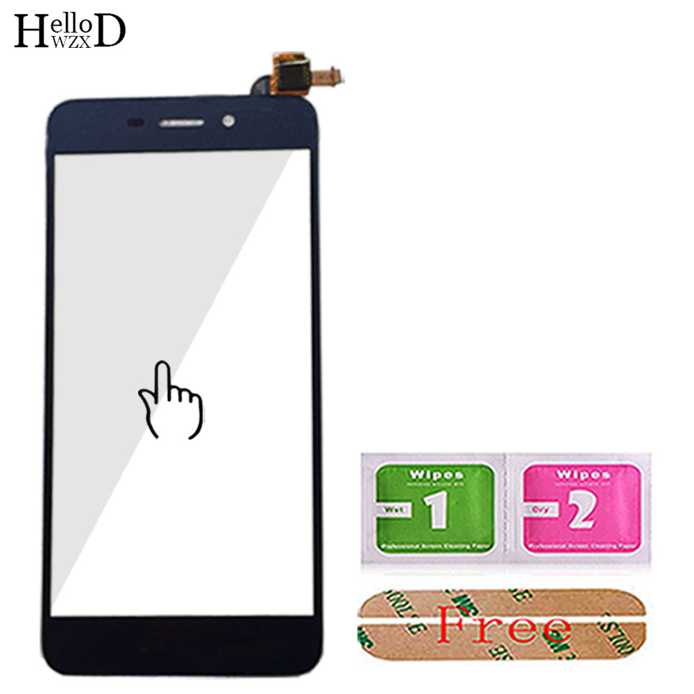 Mobile Touch Screen For HUAWEI Honor 6A 6C 6C Pro Digitizer Panel Front Glass Sensor TouchScreen 3M Glue Wipes