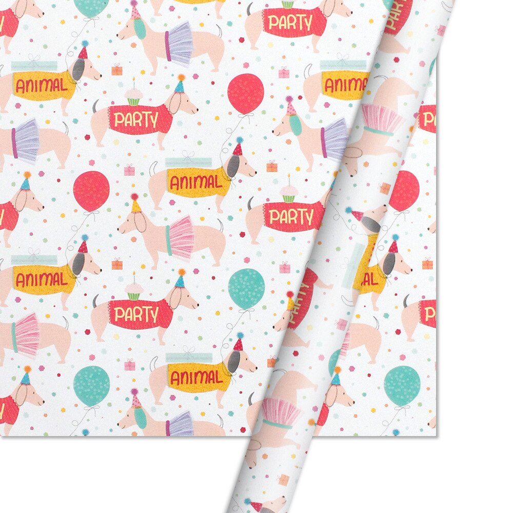 Omslagspapper bestruket papper isbjörn tecknad silkespapper prickad låda blomma scrapbook papper 50cm *76cm: 1