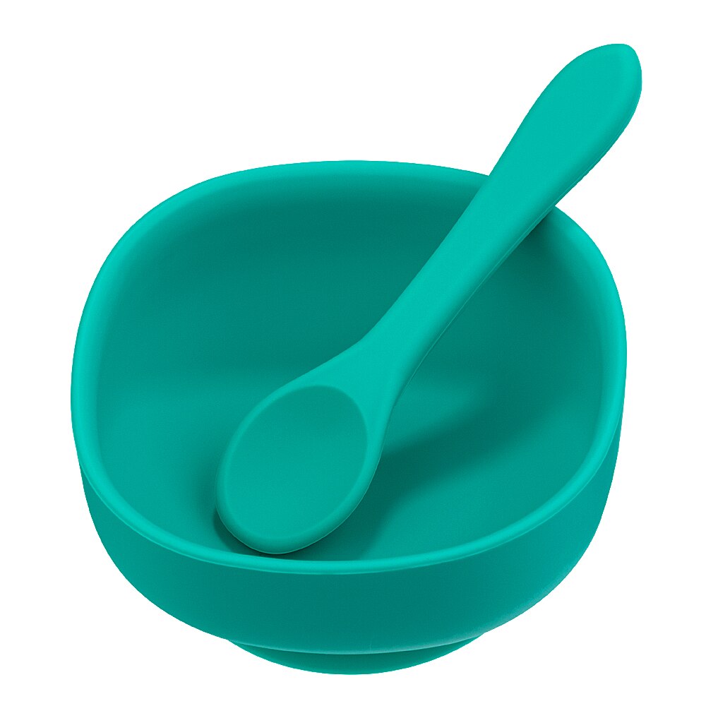 1pc baby leervoedingsboog zuigkom set babybord kinderen peuter training servies bpa-vrij siliconen kom: Bbc 041-4