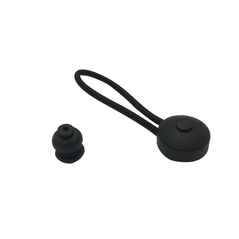 Zwarte schokkoord & sluiting voor canvas multifunctionele schokkoord & sluiting voor boot