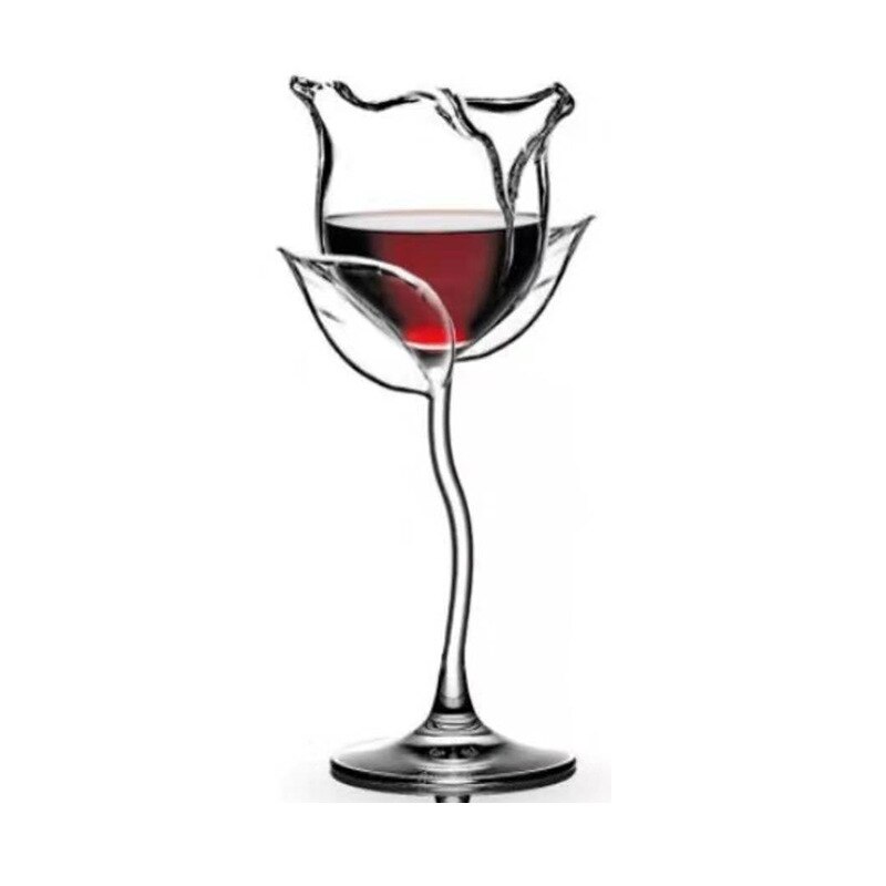 Copa de vino tinto con forma de rosa, Copas de cóctel para Bar y bebidas, herramientas de cocina, , Bar, beber, 2 uds.