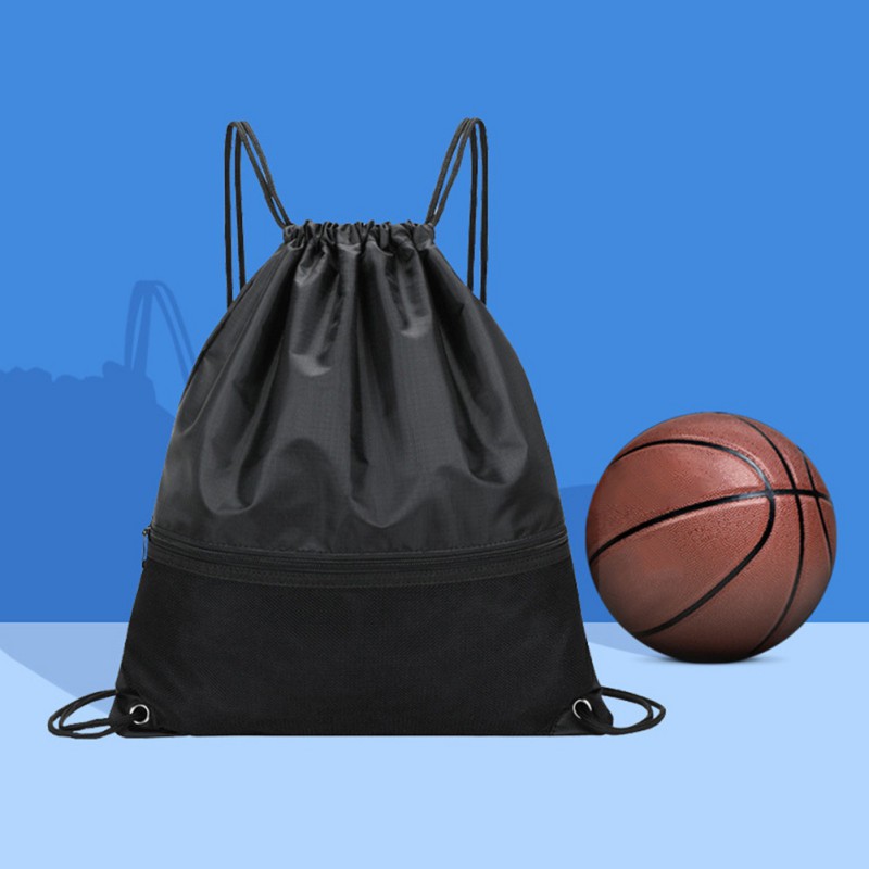 Basketballtasche mit kordelzug, trainingstasche, aufbewahrungstasche, fußball- und volleyballrucksack, faltbarer rucksack aus oxford-gewebe