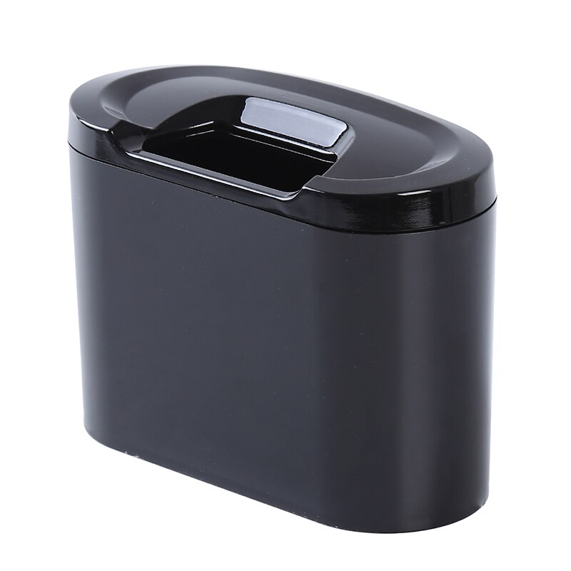 Car Trash Bin Cans Folding Garbage Dust Holder Rubbish Cases Car Organizer Storage Bag Seat Waste Container Car Interior: Black