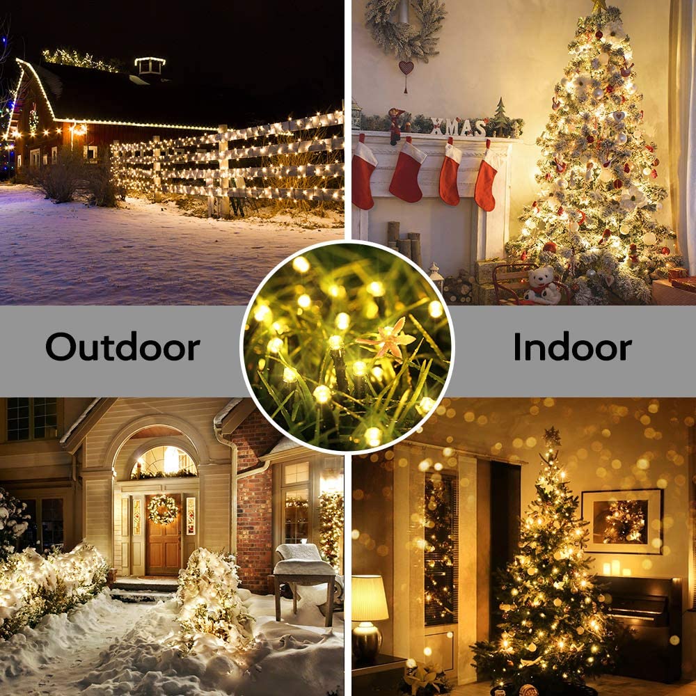 IP65 Waterproof Solar LED String Fairy Light Energy Lights Christmas Garden Lighting Courtyard Landscape Decorative
