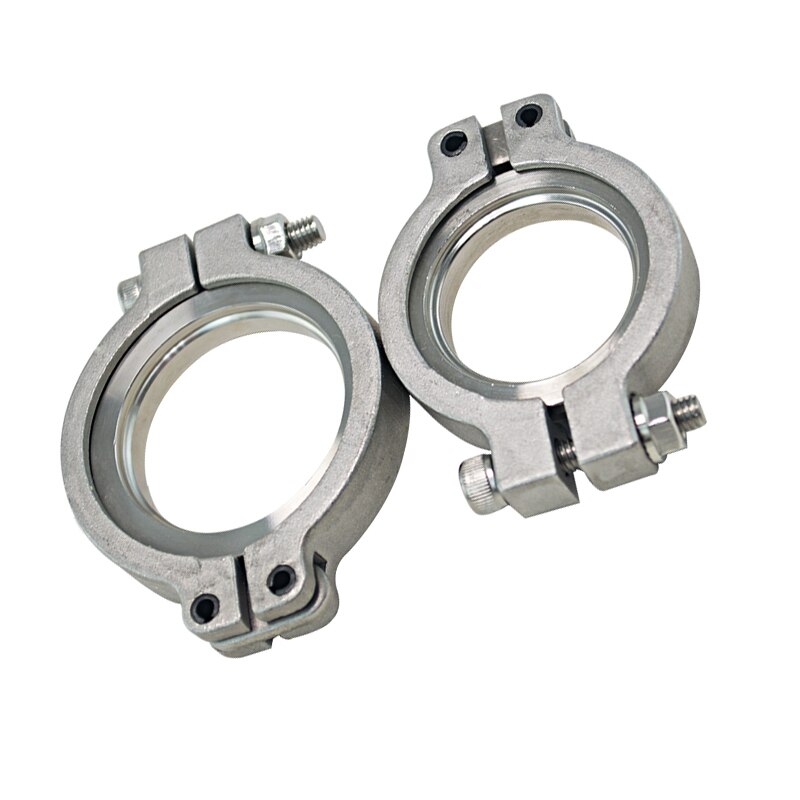 RESO--V Band Clamp Set Kit W/ Screws Nuts and Seals Fit for Tial 44mm wastegate