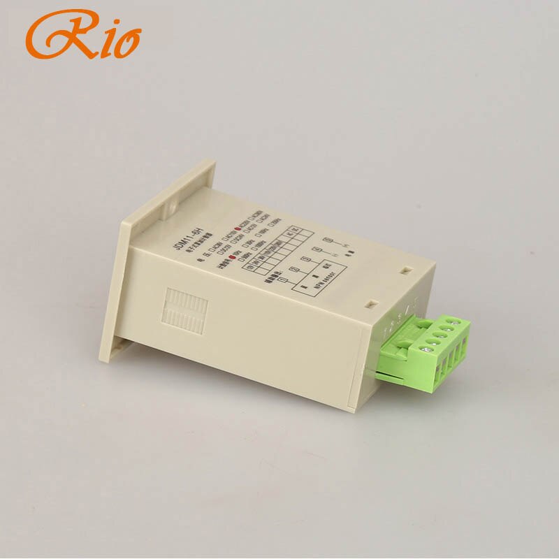 JDM11-6H AC 220V 4 Terminals 6 Digits LED Display Plastic Shell Electronic Voltage Input 0-99999 Accumulate Accumulating Counter