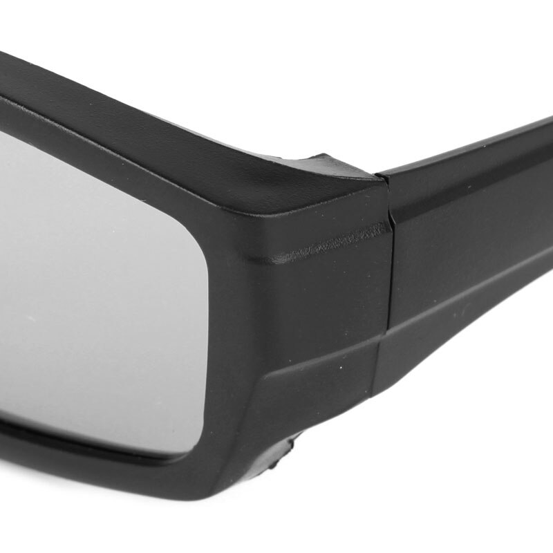 Cirkulær polariseret passiv 3d stereobriller sort  h4 til tv ægte  d 3d biografer
