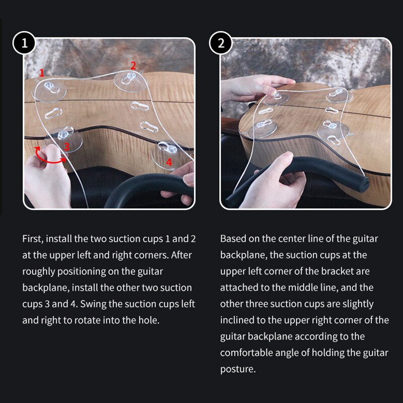 Klassisk guitar support sugning steamline guitar support frame guitar support