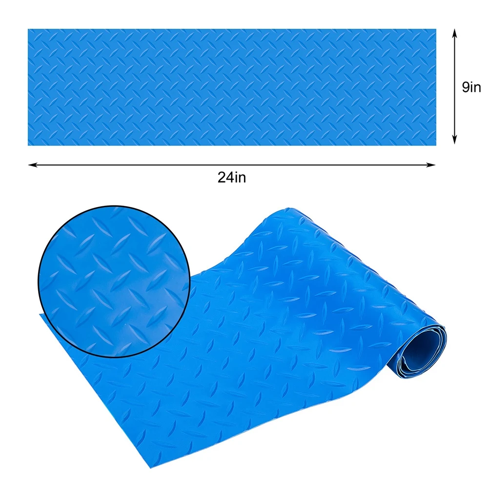 Estera de escalera para piscina, esteras antideslizantes para escalones de piscina, cubierta de barco, estera de Pedal antideslizante, suelo marino, almohadillas de escalera para yate: Blanco