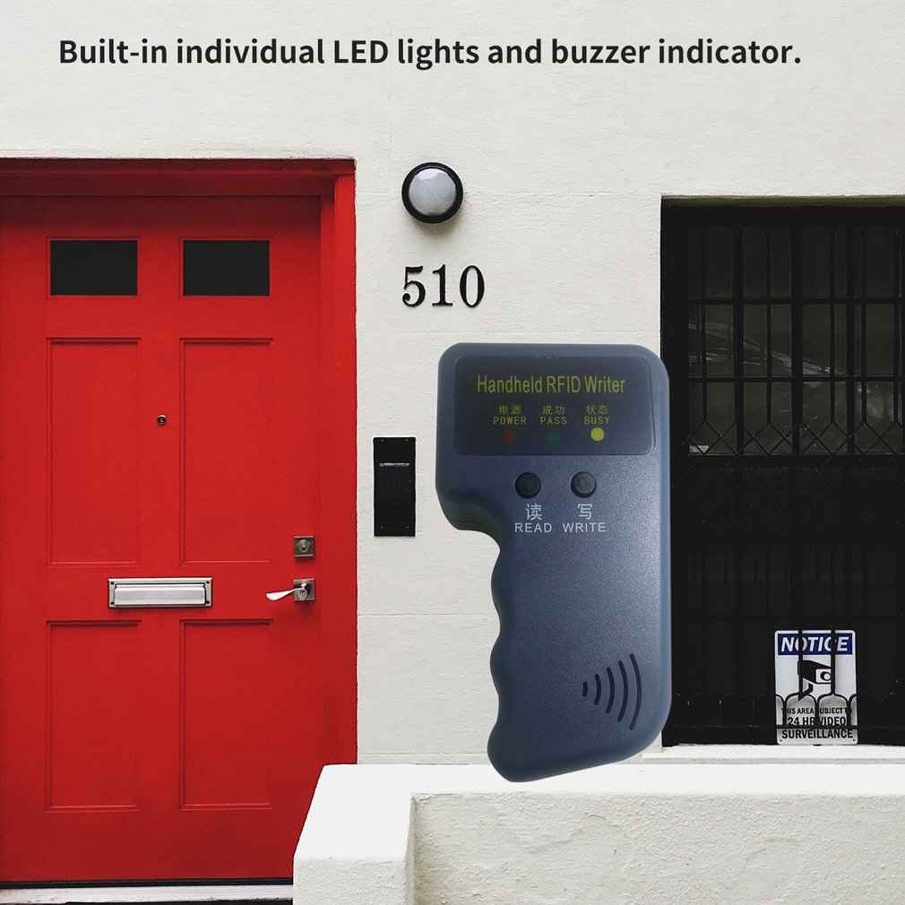 Duplicateur clé de poche 125KHz RFID IC carte d'identité copieur écrivain duplicateur programmeur lecteur Match inscriptible EM4305 ID porte-clés étiquettes