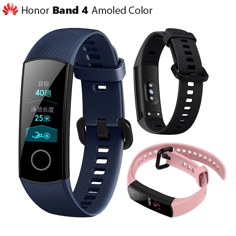 Huawei Honor Band 4 / Running Original Smart Wristband Amoled Color 0.95"/0.5" Touchscreen Swim Posture Detect Running Sleep