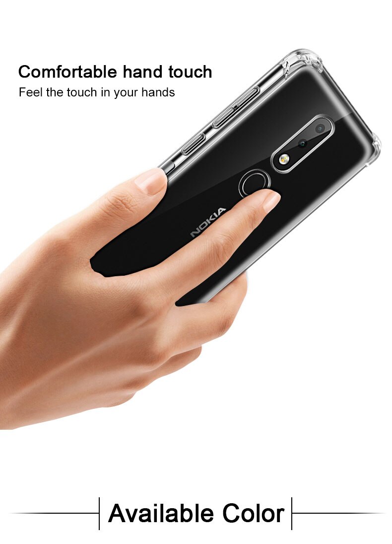 Poduszka powietrzna odporna na wstrząsy obudowa Nokia 7.3 8.3 5.3 1.3 2.3 obudowa poduszka powietrzna silikonowa TPU obudowa telefonu Nokia5.3 Nokia1.3 Nokia2.3 Nokia8.3