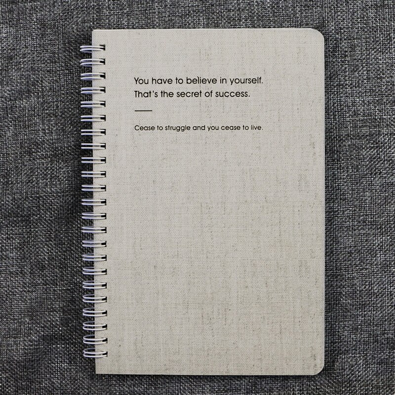 A5 Creativity Simple Coil Notebooks Office Business Diary Book School Supplies Stationery Notepad Daily Work Journal: A5-2