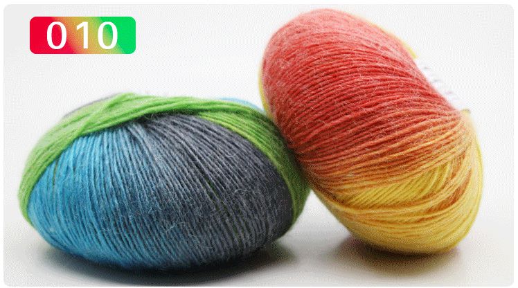 50g/Ball 180 Meter 100% Merino Wolle Häkeln Garn Dick Für Hand betroffen Regenbogen Raum Gefärbt Baby Garne Wolle Gewinde: 010