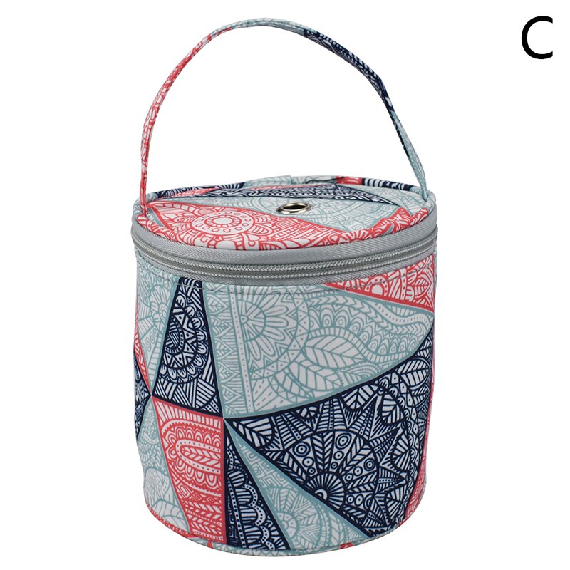 1PCS Yarn Bag Knitting Wrist Bag Handbag Tote for DIY Supplies Wool Holder Crochet Needles Sewing Handbag: C