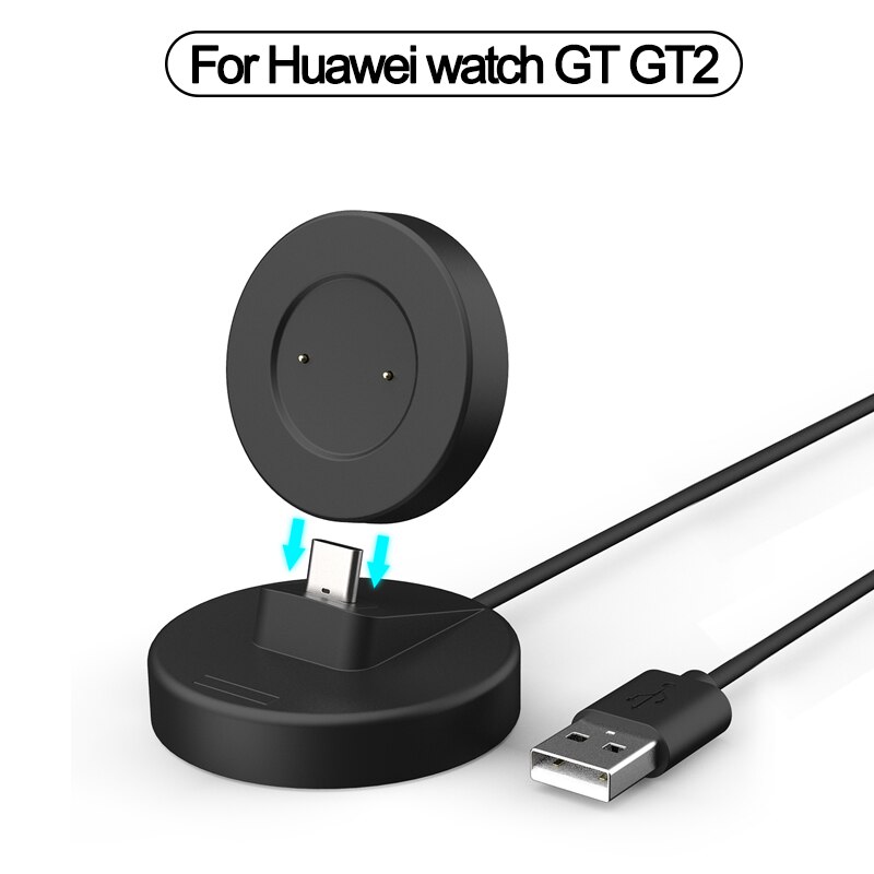 Snelle Usb Horloge Opladen Kabel Voor Huawei Horloge 2 Gt 2e GT2 Gs Pro Draagbare Draadloze Oplader Dock Voor Honor magic 1 2 Band 5 4 3: Sets for GT GT2
