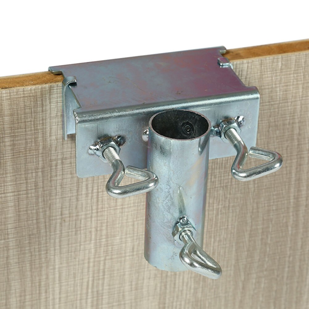 Patio Balcony Beach Umbrella Stand Bracket Courtyard Metal Stable Parasol Fixed Clip Outdoor Garden Heavy Duty Holder Rain Gear